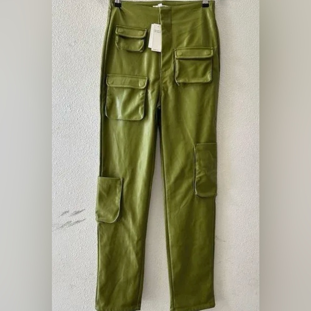 AFRM faux leather cargo pant🔥 NEW